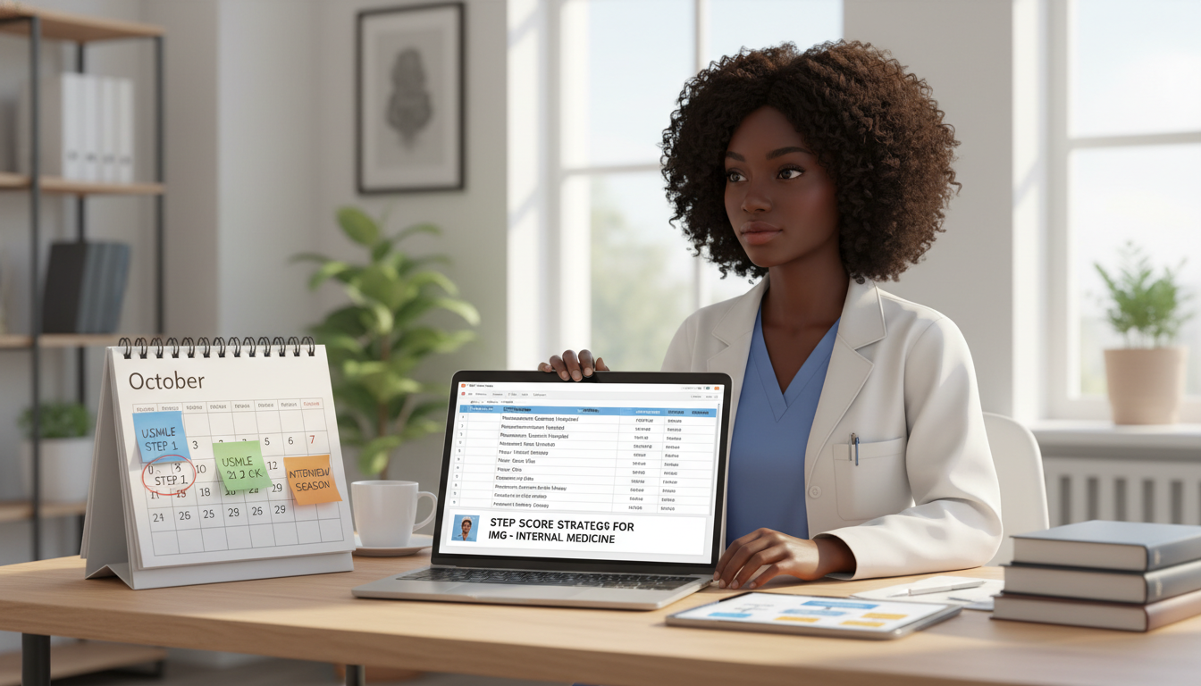 Caribbean IMG planning residency application timeline - Caribbean medical school residency for Step Score Strategy for Caribb