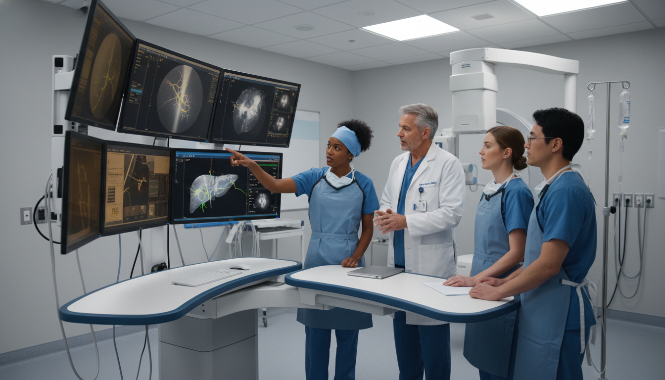 Interventional radiology residents discussing cases and mentorship Interventional radiology residents discussing cases and mentorship - Caribbean medical school residency for Questions to Ask