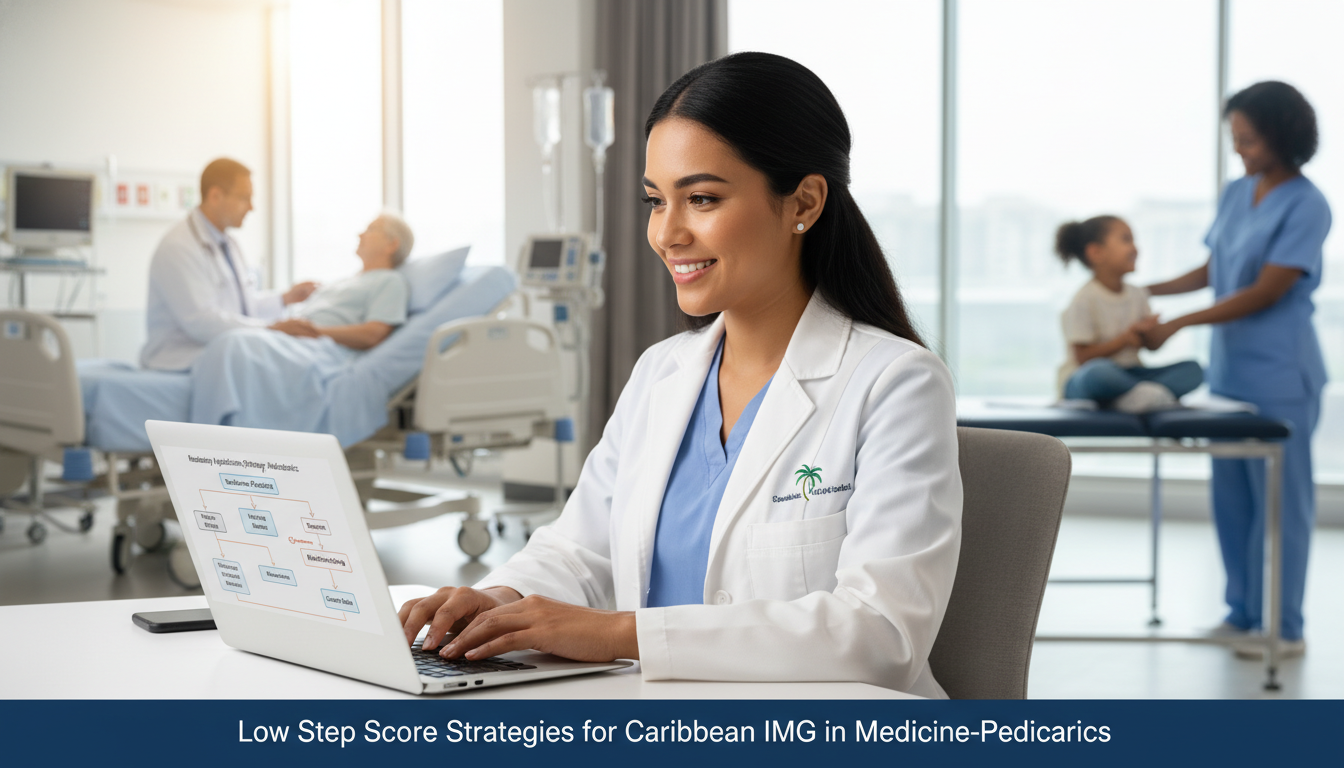 Strategic Guide for Caribbean IMG: Succeeding in Med-Peds Residency with Low Step Scores