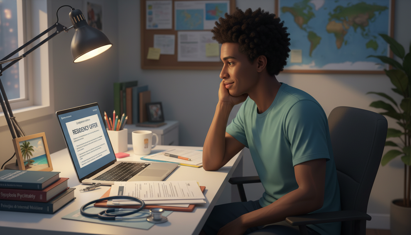 Caribbean IMG reflecting after receiving SOAP residency offer Caribbean IMG reflecting after receiving SOAP residency offer - Caribbean medical school residency for SOAP Preparation for C