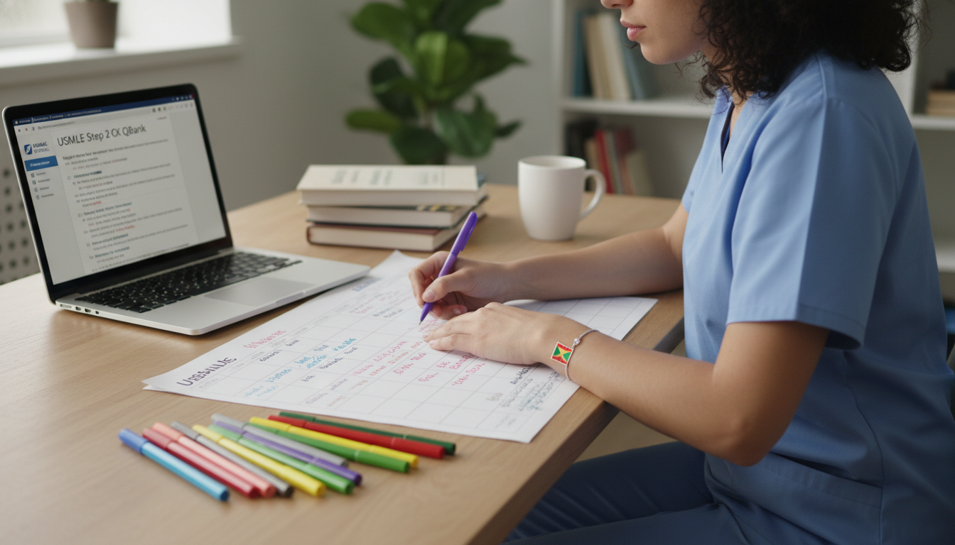 USMLE Step 2 CK Study Schedule Planning - Caribbean medical school residency for USMLE Step 2 CK Preparation for Caribbean IM