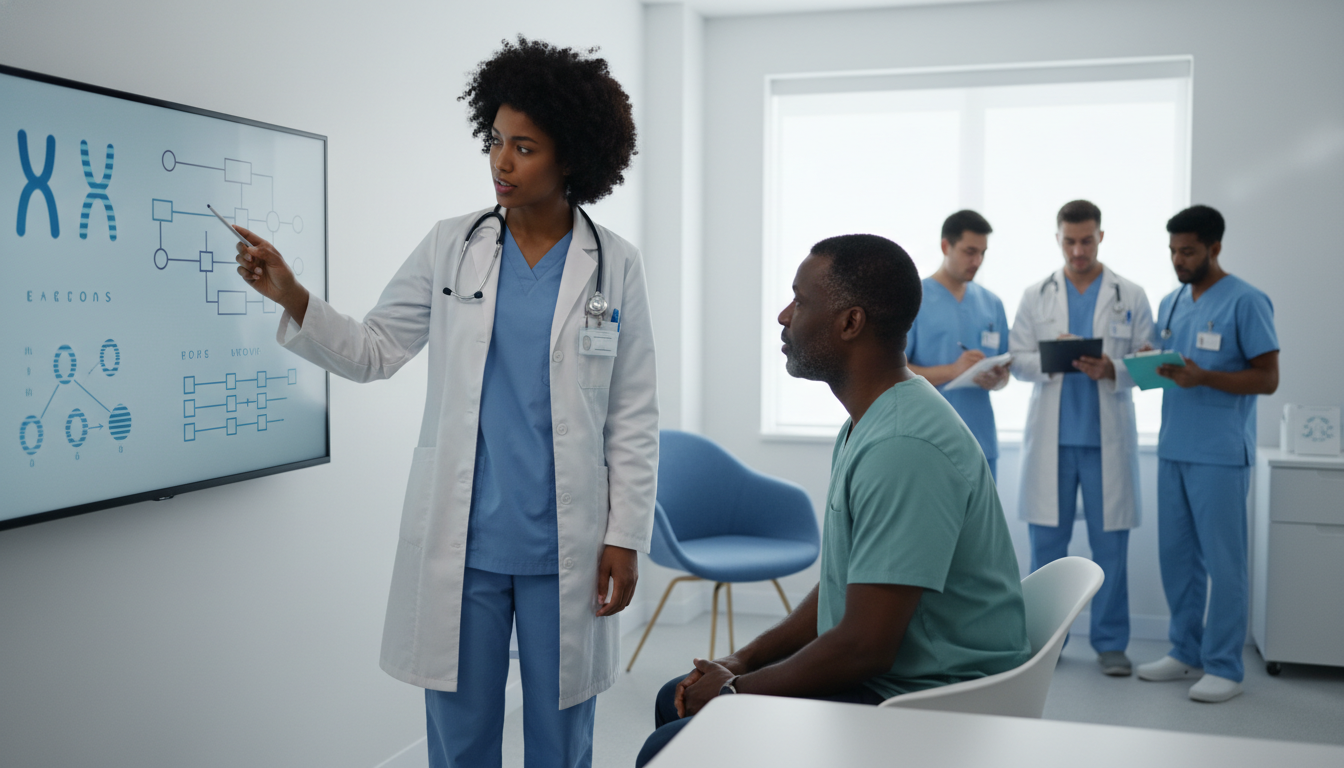 Caribbean IMG participating in a medical genetics clinic Caribbean IMG participating in a medical genetics clinic - Caribbean medical school residency for CV Building for Caribbean I