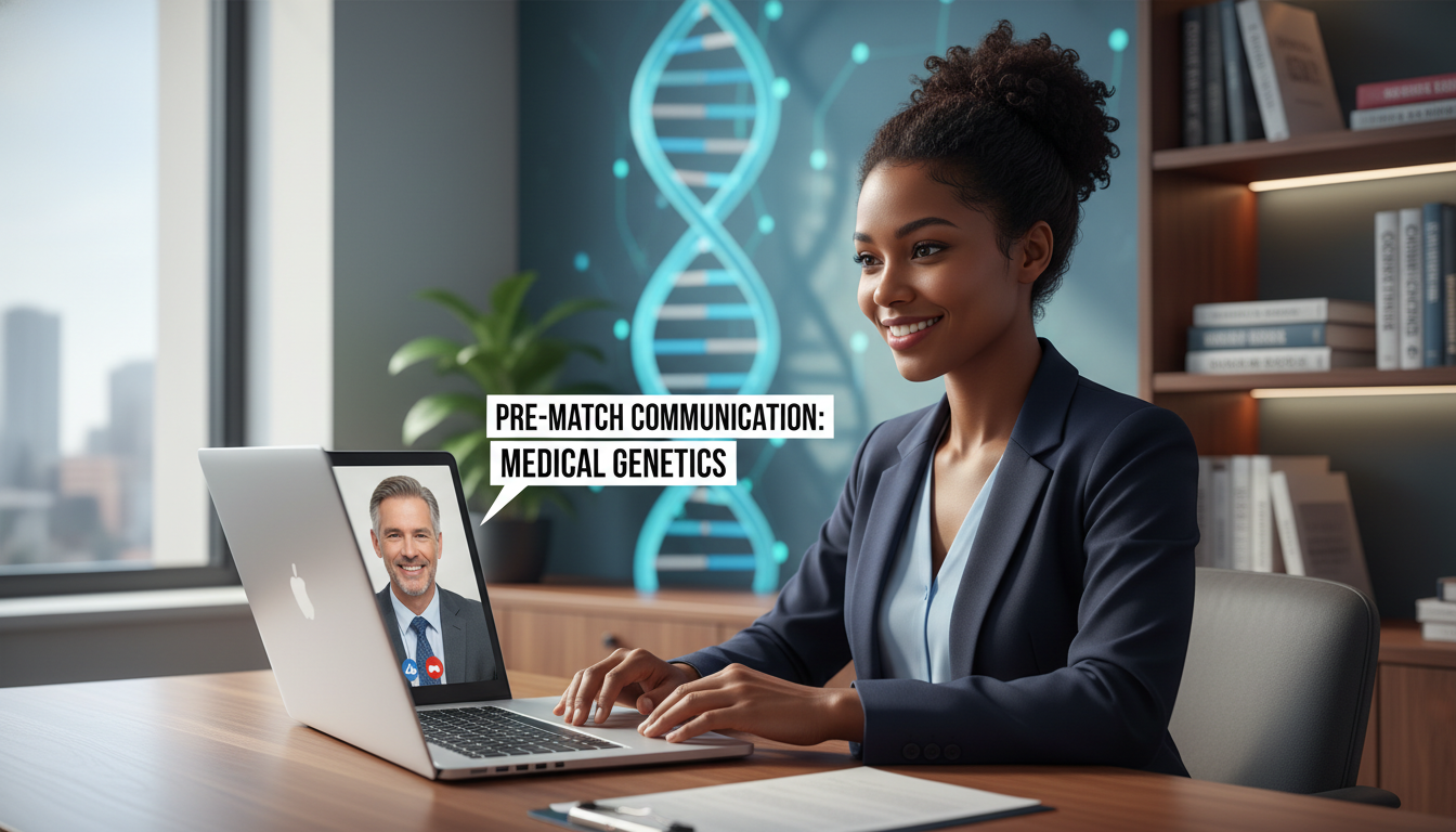 Pre-Match Communication Guide for Caribbean IMGs in Medical Genetics