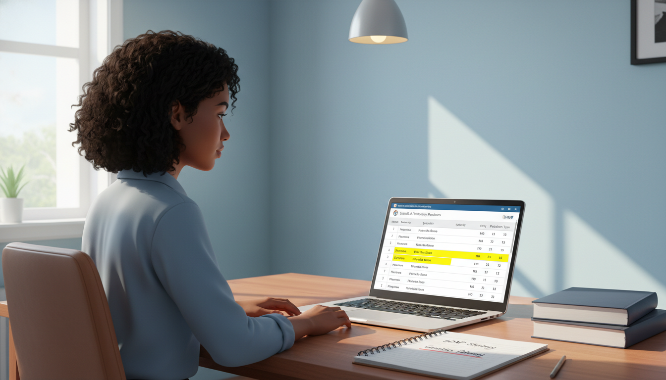 Caribbean IMG reviewing SOAP unfilled positions list - Caribbean medical school residency for SOAP Preparation for Caribbean