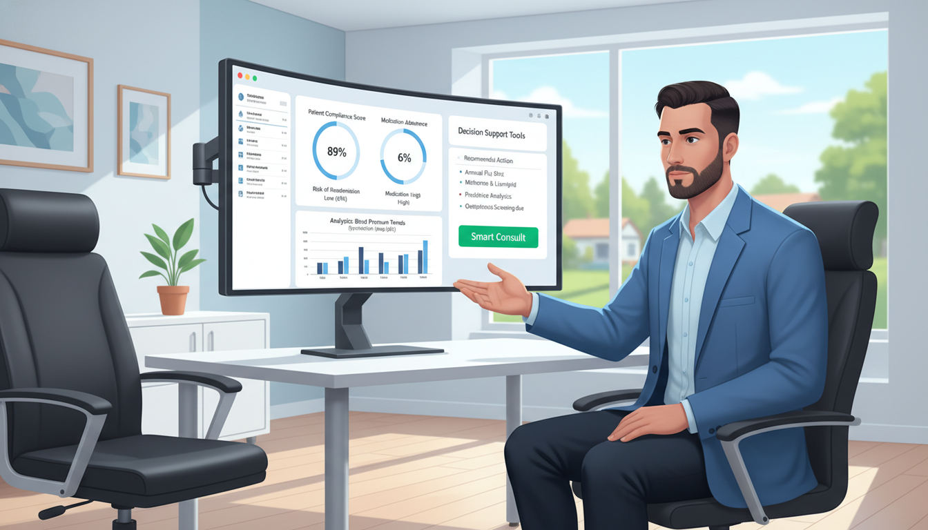 Private practice physician using EHR with clinical informatics tools Private practice physician using EHR with clinical informatics tools - Caribbean medical school residency for Academic vs Pri