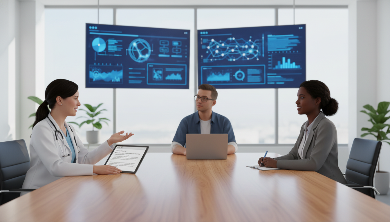 Residency interview panel asking behavioral questions to an IMG candidate - Caribbean medical school residency for Common Int