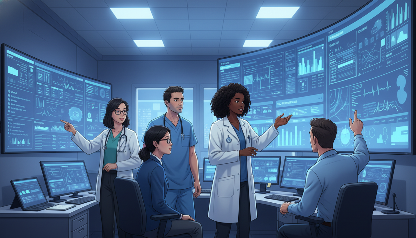 Resident collaborating with clinical informatics team Resident collaborating with clinical informatics team - Caribbean medical school residency for Identifying Malignant Programs