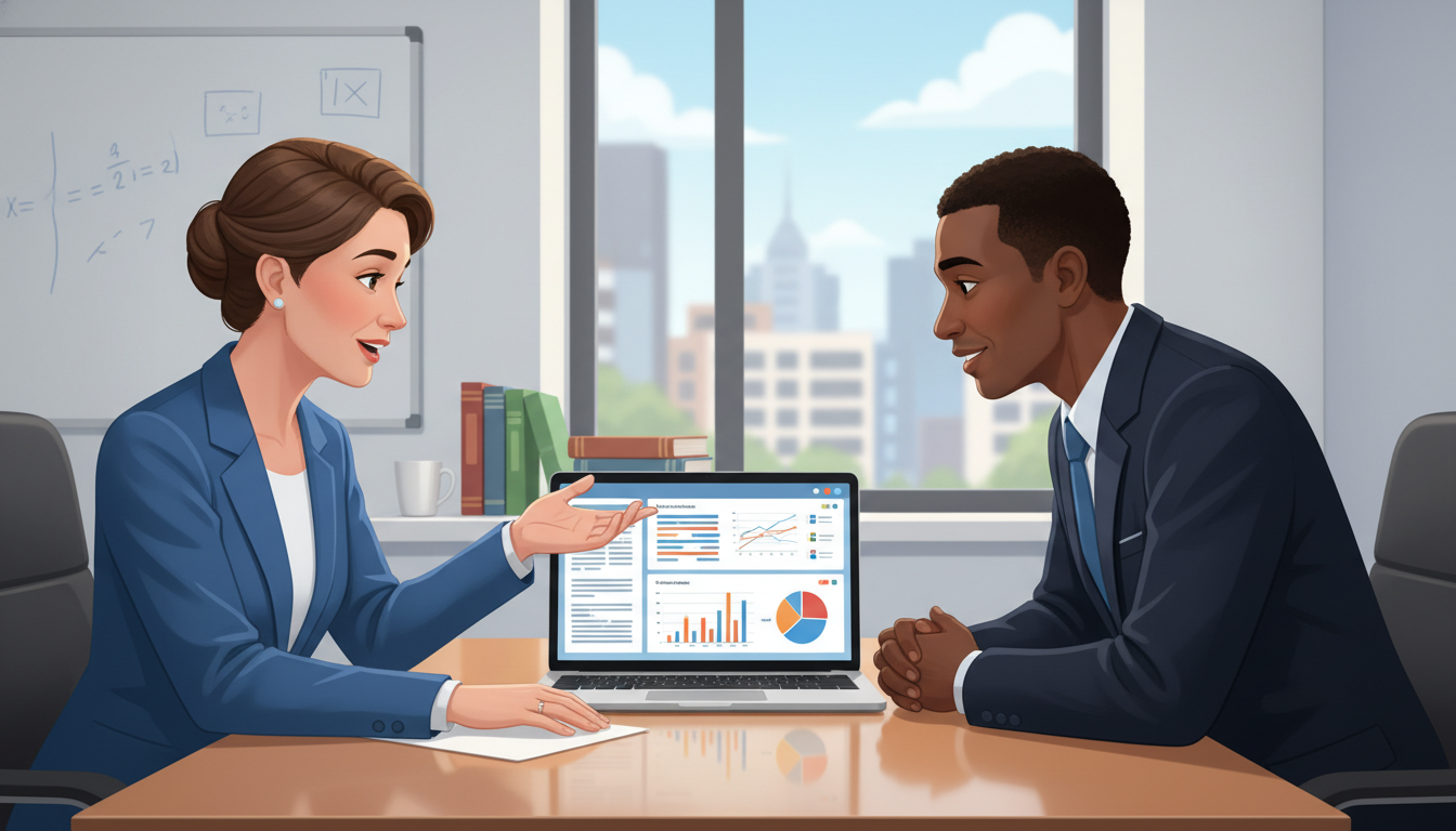 Residency program director discussing clinical informatics opportunities Residency program director discussing clinical informatics opportunities - Caribbean medical school residency for Pre-Match C