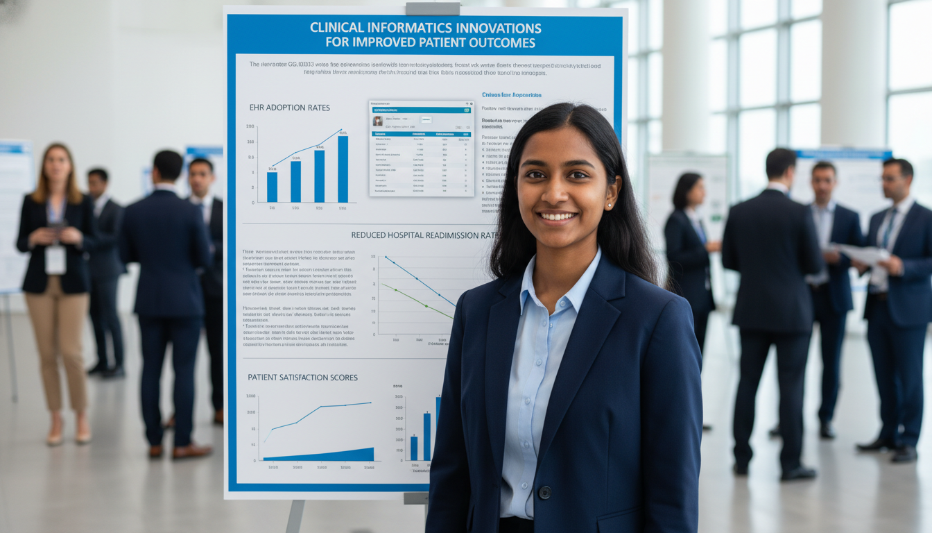 Caribbean IMG presenting clinical informatics research poster Caribbean IMG presenting clinical informatics research poster - Caribbean medical school residency for Research Profile Build