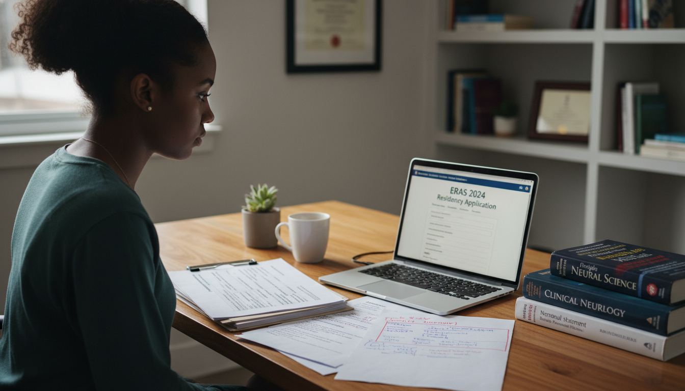 Caribbean IMG preparing neurology residency ERAS application - Caribbean medical school residency for Low Step Score Strategi