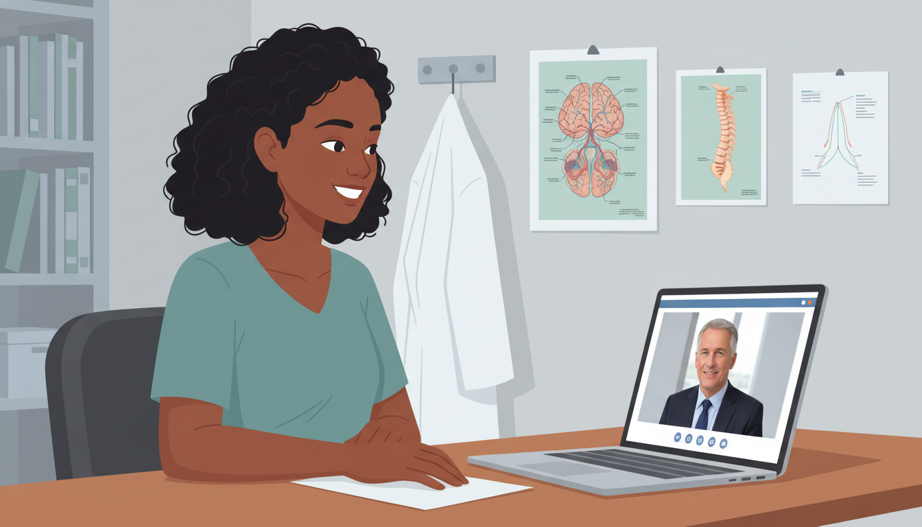 Neurology residency applicant on virtual interview call Neurology residency applicant on virtual interview call - Caribbean medical school residency for Pre-Match Communication for