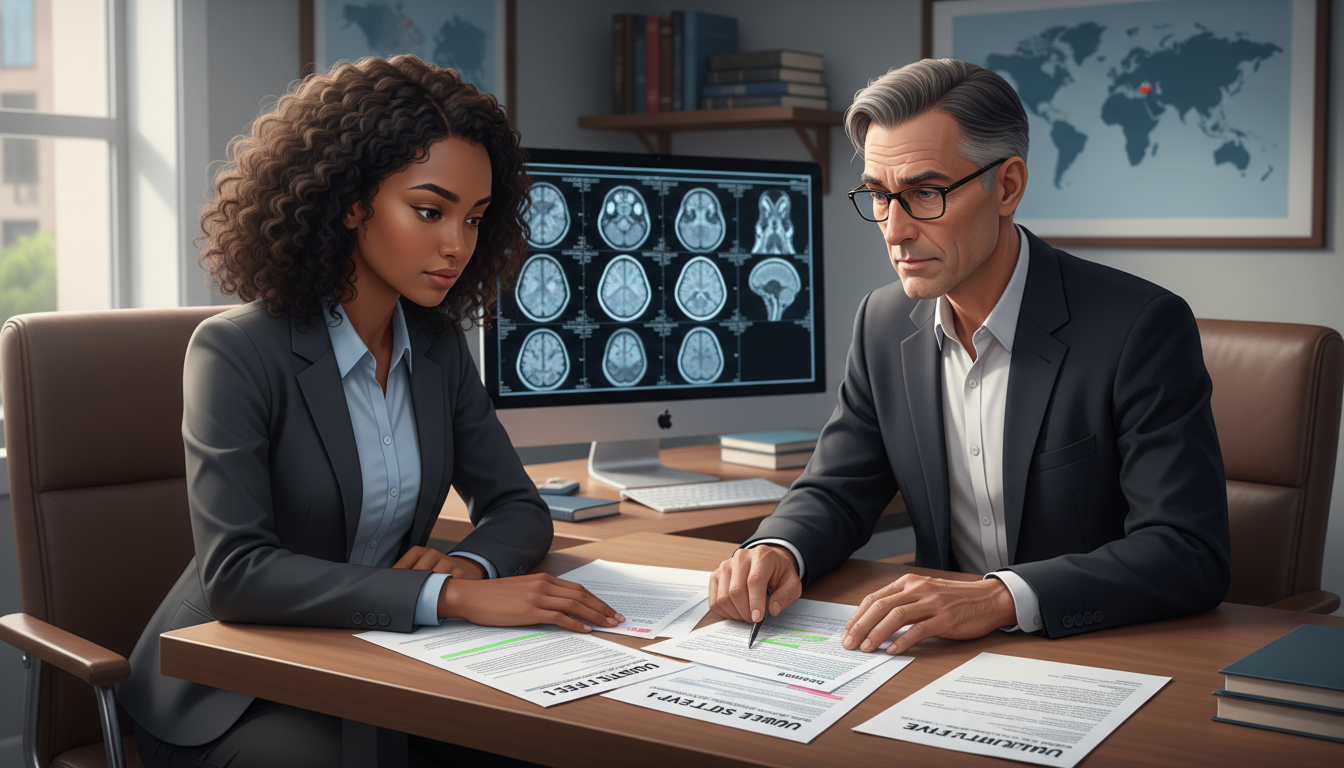 Neurology residency applicant meeting with mentor to review competitiveness - Caribbean medical school residency for Program