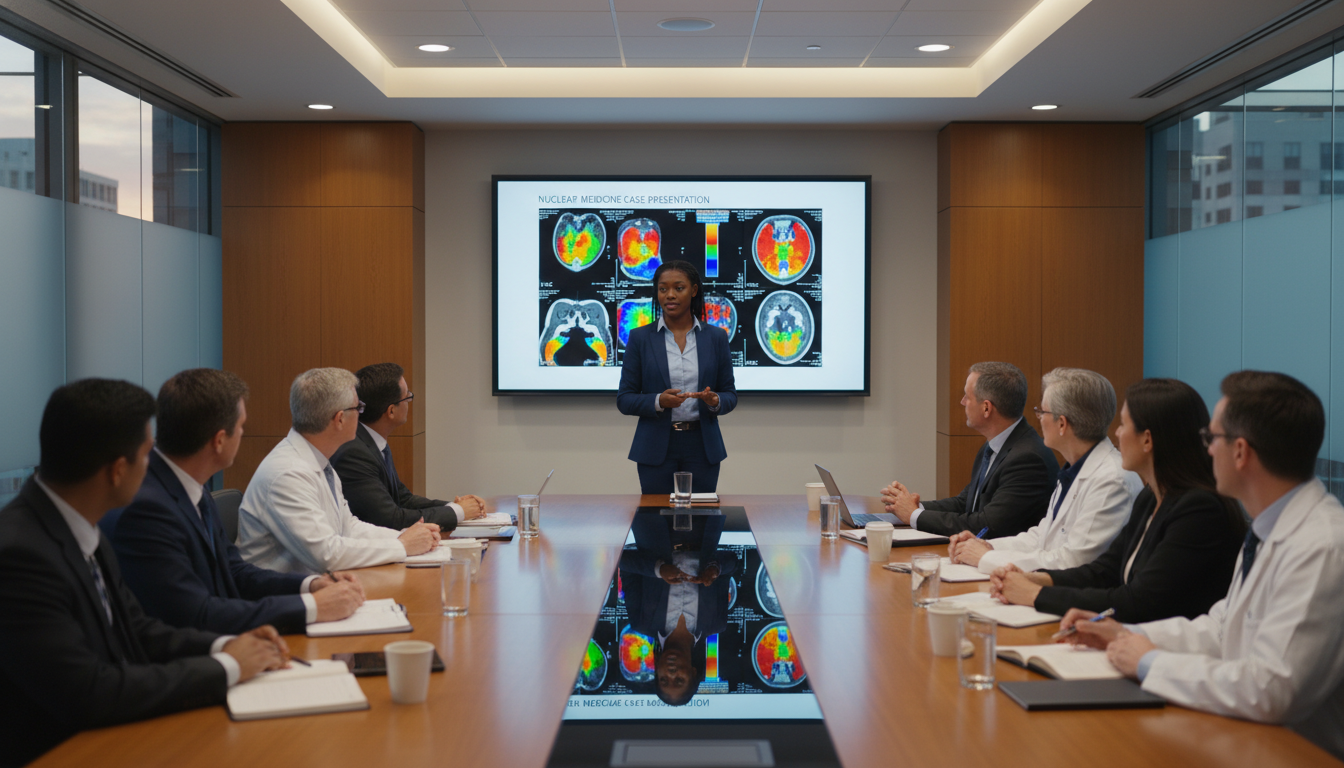 Caribbean IMG networking and presenting during nuclear medicine rotation Caribbean IMG networking and presenting during nuclear medicine rotation - Caribbean medical school residency for Away Rotati