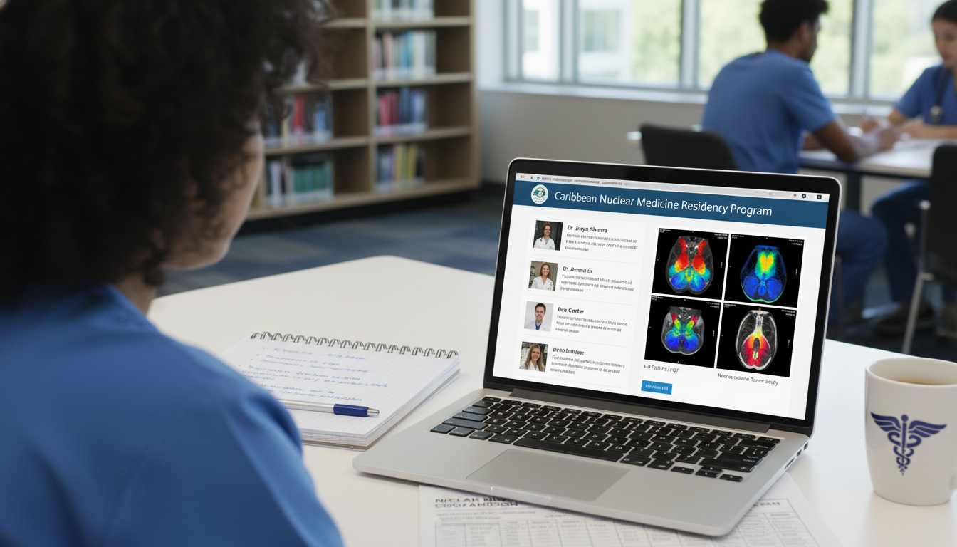 Medical graduate analyzing nuclear medicine residency website Medical graduate analyzing nuclear medicine residency website - Caribbean medical school residency for How to Research Progra