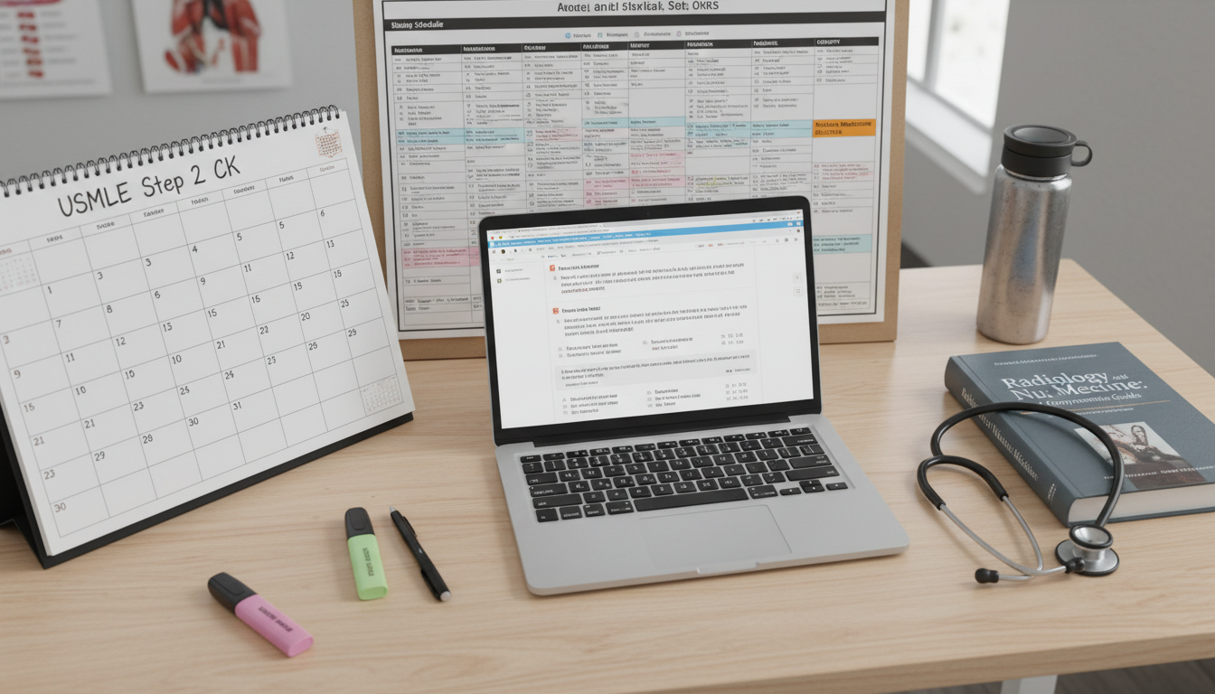 Study timeline planning for USMLE Step 2 CK by a Caribbean IMG - Caribbean medical school residency for USMLE Step 2 CK Prepa