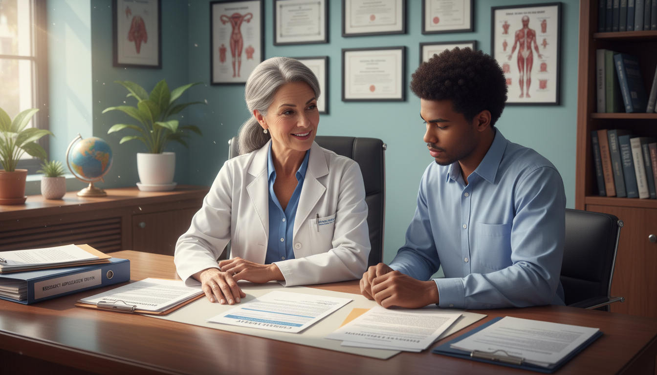 OB-GYN mentor advising Caribbean IMG student OB-GYN mentor advising Caribbean IMG student - Caribbean medical school residency for Networking in Medicine for Caribbean IM