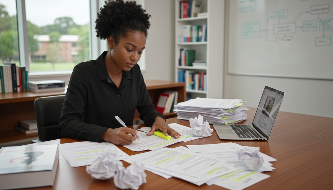 Caribbean OB GYN residency applicant reviewing application and personal statement - Caribbean medical school residency for Pr