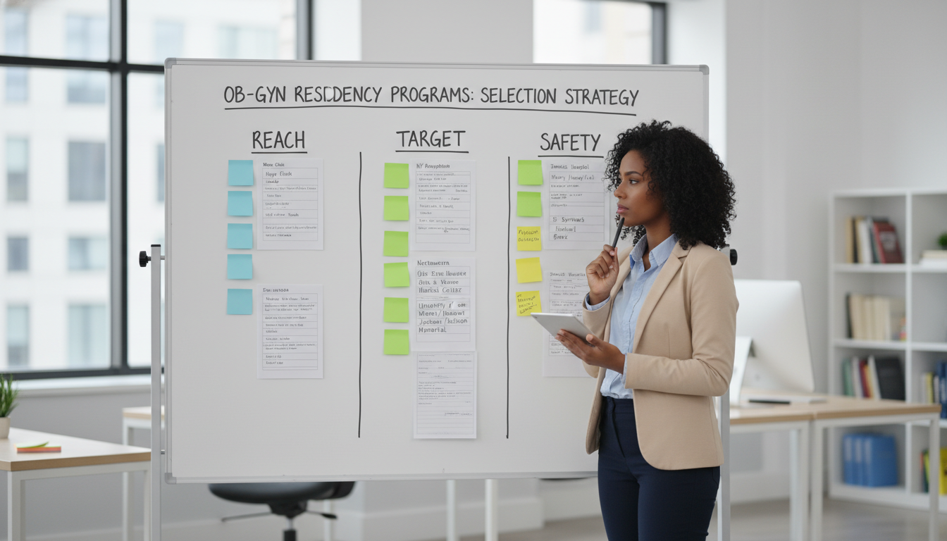 Residency match strategy board for Caribbean IMG in OB-GYN - Caribbean medical school residency for Program Selection Strateg