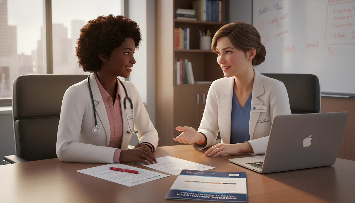 Caribbean IMG meeting with an attending physician mentor to discuss residency application red flags Caribbean IMG meeting with an attending physician mentor to discuss residency application red flags - Caribbean medical schoo