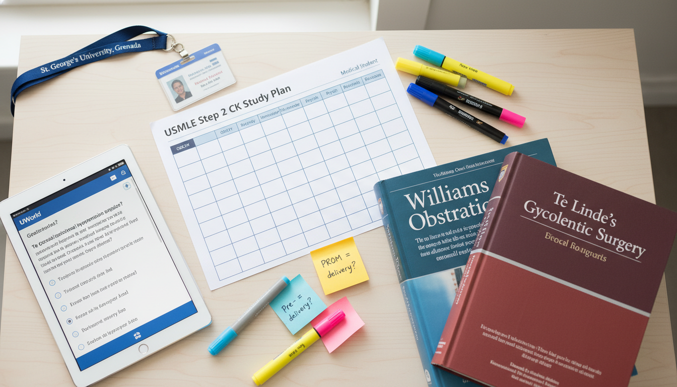 USMLE Step 2 CK study schedule and resources for Caribbean IMG in OB GYN USMLE Step 2 CK study schedule and resources for Caribbean IMG in OB GYN - Caribbean medical school residency for USMLE Step