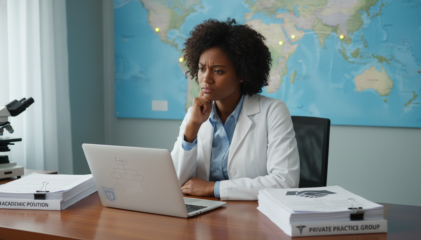 Caribbean IMG pathologist reviewing career options in academic and private practice Caribbean IMG pathologist reviewing career options in academic and private practice - Caribbean medical school residency for