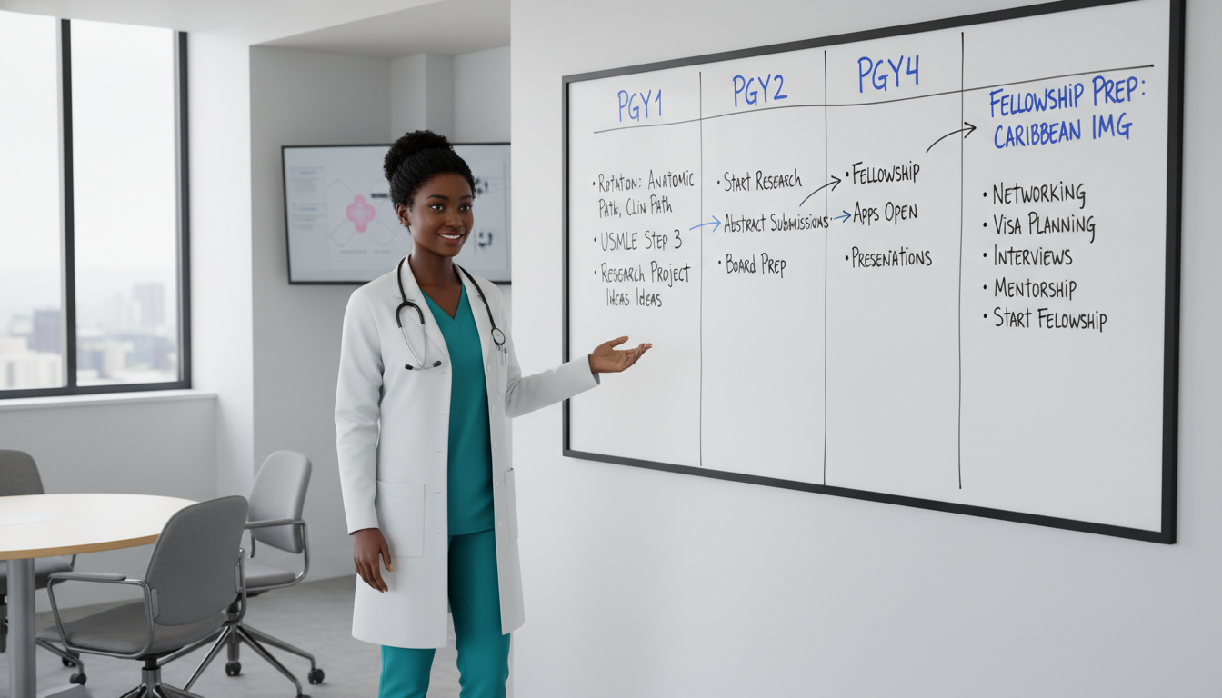 Pathology resident timeline planning for fellowship - Caribbean medical school residency for Fellowship Preparation for Carib