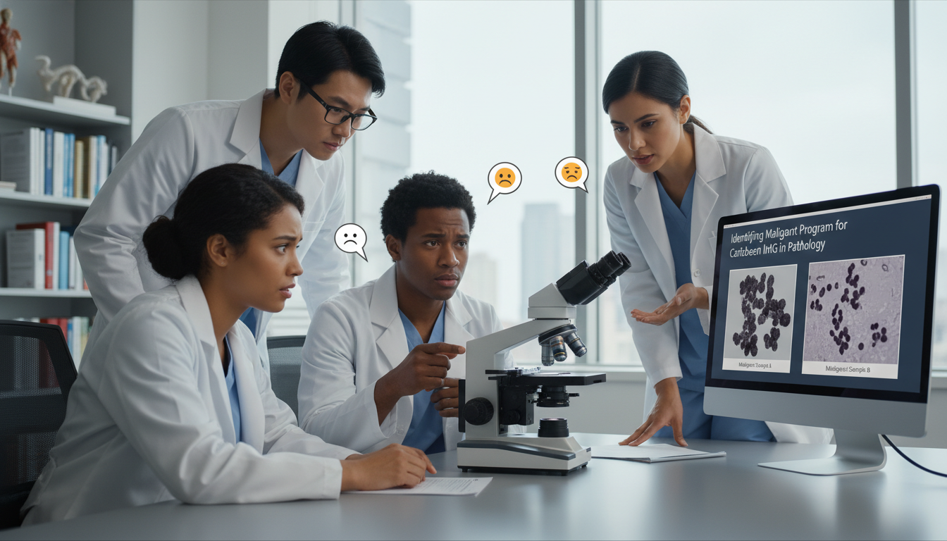 Pathology residents discussing program culture and red flags Pathology residents discussing program culture and red flags - Caribbean medical school residency for Identifying Malignant P