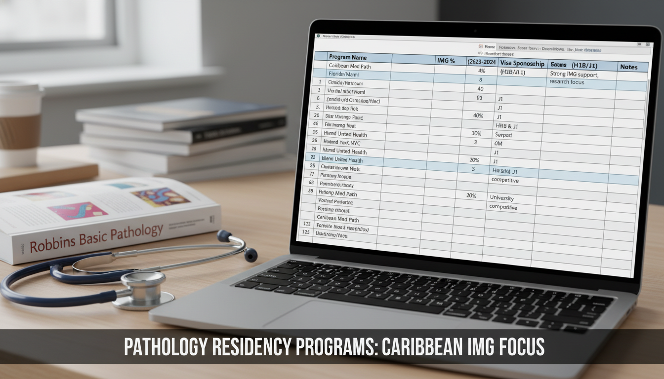 Spreadsheet of pathology residency program research for Caribbean IMG Spreadsheet of pathology residency program research for Caribbean IMG - Caribbean medical school residency for How to Researc
