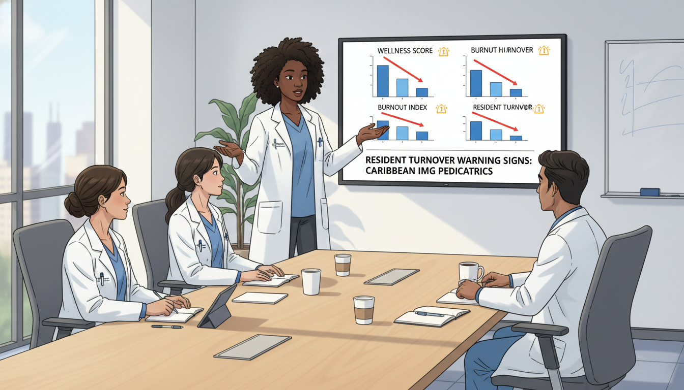 Pediatrics chief resident discussing wellness and turnover Pediatrics chief resident discussing wellness and turnover - Caribbean medical school residency for Resident Turnover Warning