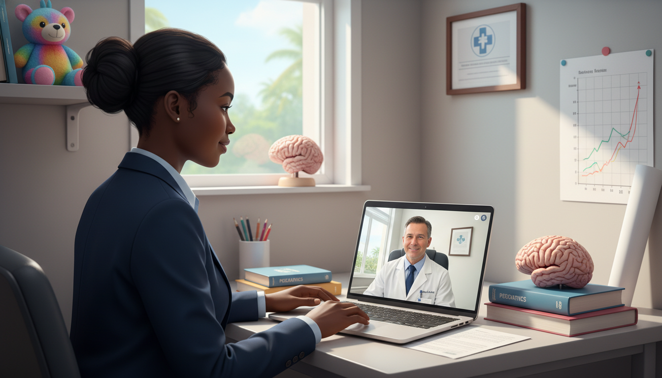 Caribbean IMG pediatric-psychiatry resident in virtual job interview Caribbean IMG pediatric-psychiatry resident in virtual job interview - Caribbean medical school residency for Job Search Timi