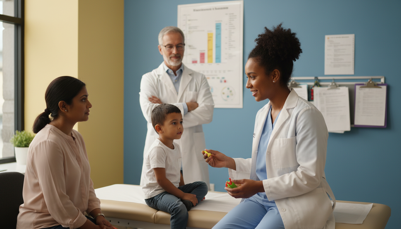 Pediatric psychiatry rotation with Caribbean IMG working with child and family - Caribbean medical school residency for Lette