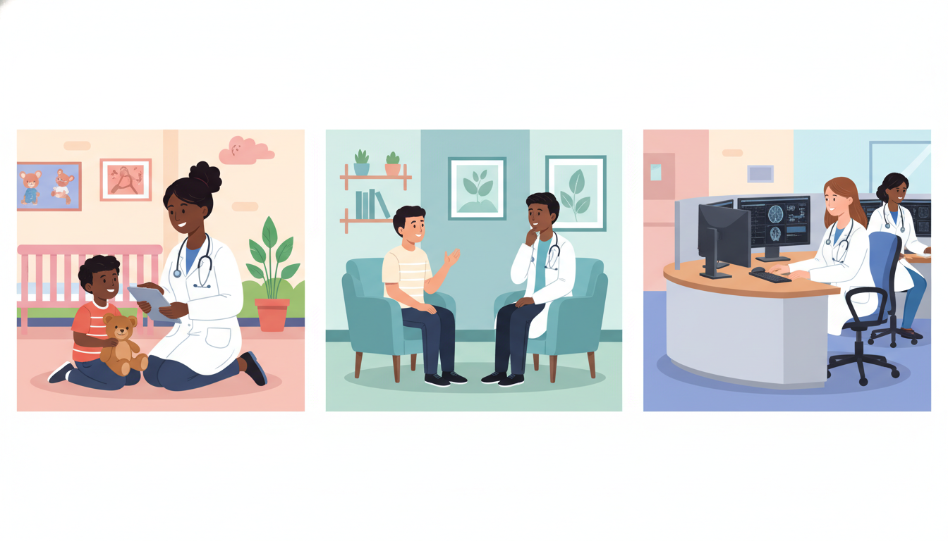 Triple board residents working in both pediatric and psychiatry settings Triple board residents working in both pediatric and psychiatry settings - Caribbean medical school residency for Identifying