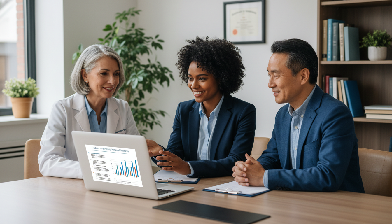 Resident interviewing with pediatrics-psychiatry faculty Resident interviewing with pediatrics-psychiatry faculty - Caribbean medical school residency for Questions to Ask Programs f