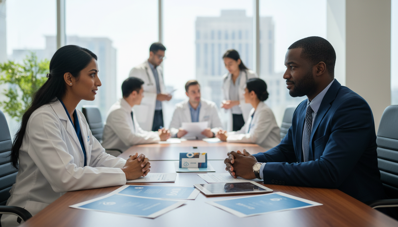 Residency program director discussing training with a Caribbean IMG Residency program director discussing training with a Caribbean IMG - Caribbean medical school residency for Questions to Ask