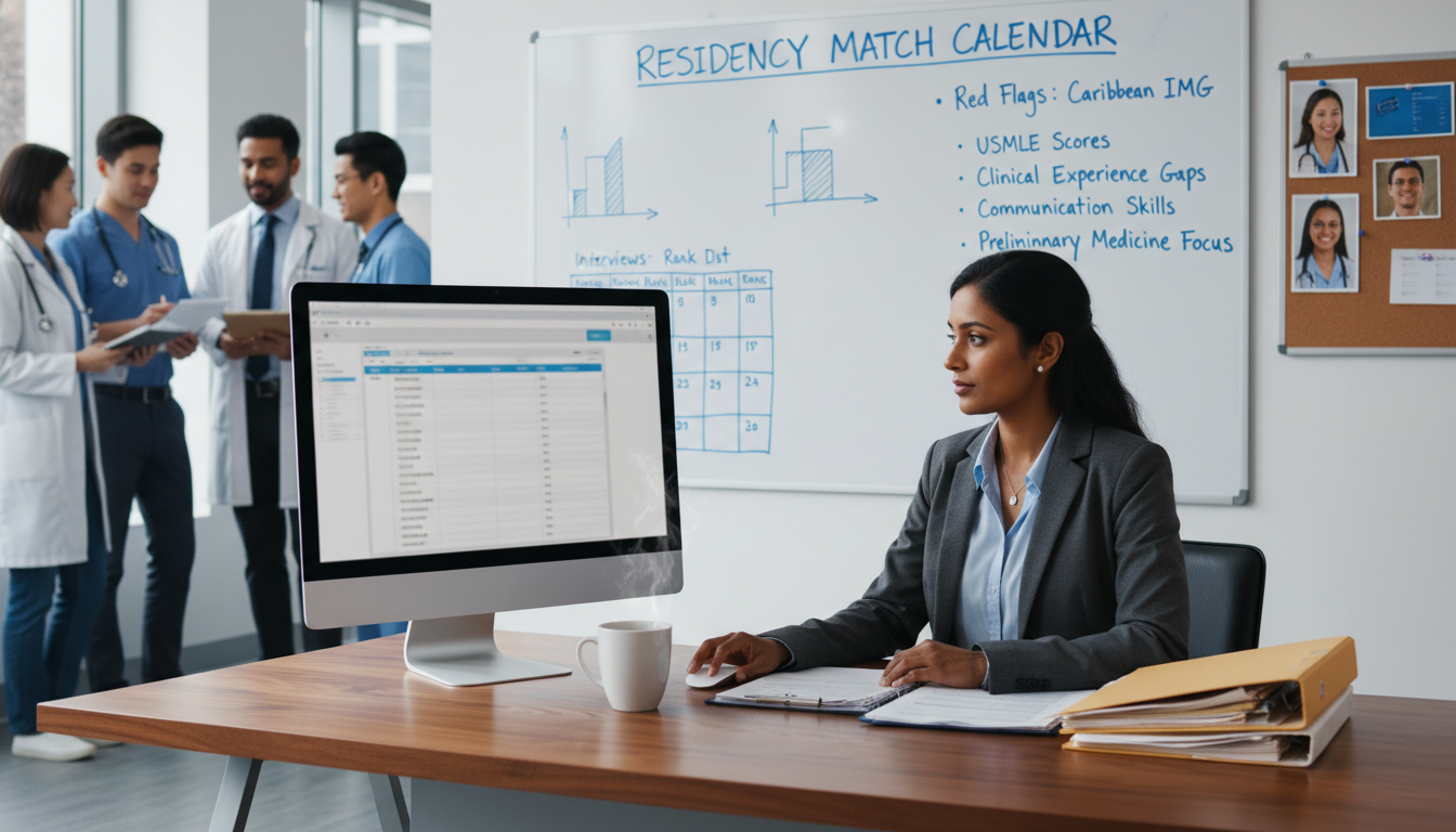 Residency program director reviewing Caribbean IMG application Residency program director reviewing Caribbean IMG application - Caribbean medical school residency for Addressing Red Flags