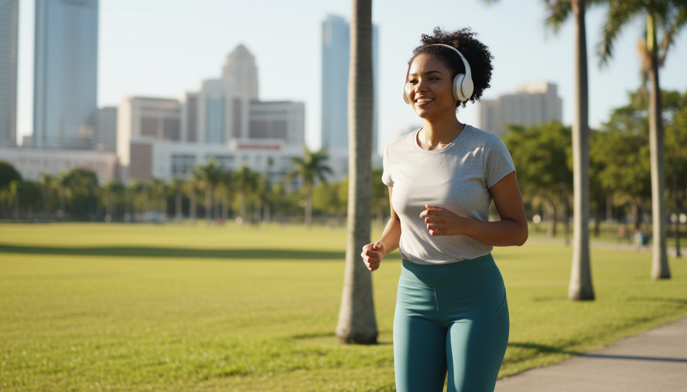 Caribbean IMG resident enjoying a day off with balanced lifestyle Caribbean IMG resident enjoying a day off with balanced lifestyle - Caribbean medical school residency for Work-Life Balance