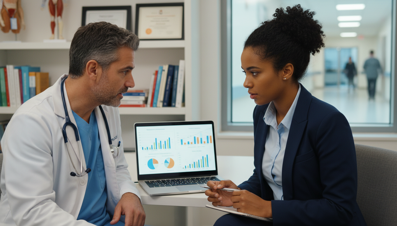 Caribbean IMG collaborating on surgical research with mentor - Caribbean medical school residency for Research Profile Buildi