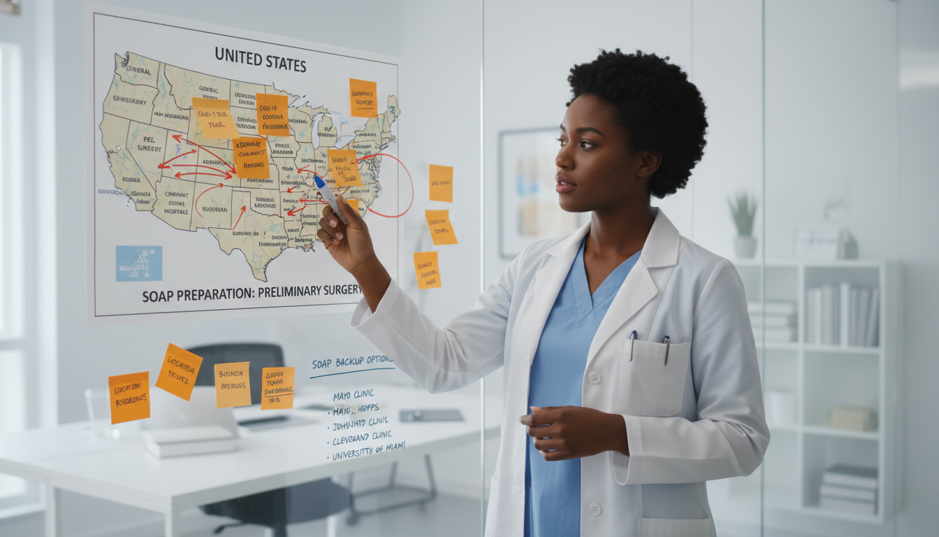 Caribbean IMG planning SOAP program list for preliminary surgery - Caribbean medical school residency for SOAP Preparation fo