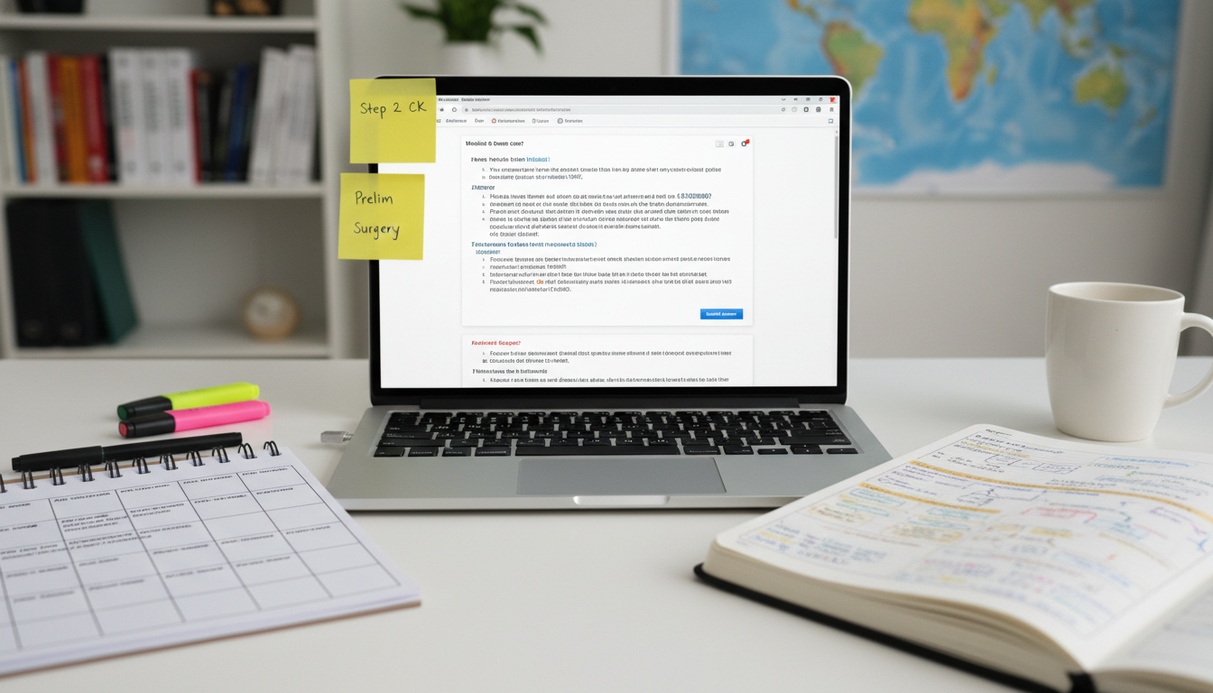 Study schedule and question bank planning for USMLE Step 2 CK Study schedule and question bank planning for USMLE Step 2 CK - Caribbean medical school residency for USMLE Step 2 CK Prepar