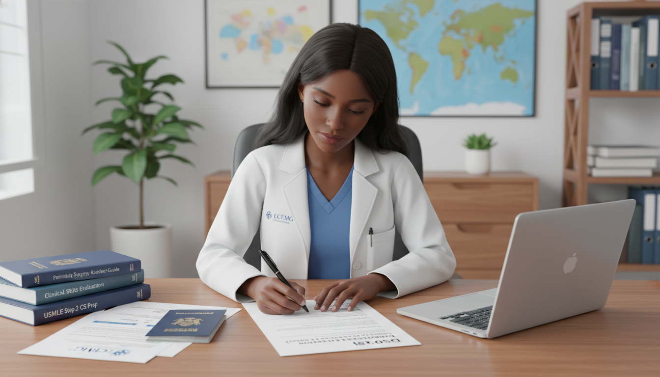 ECFMG J-1 visa application process for international medical graduates ECFMG J-1 visa application process for international medical graduates - Caribbean medical school residency for Visa Navigati