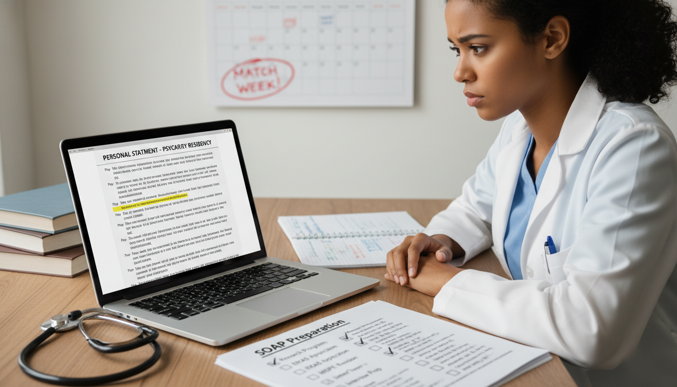 Caribbean IMG preparing psychiatry SOAP personal statement - Caribbean medical school residency for SOAP Preparation for Cari