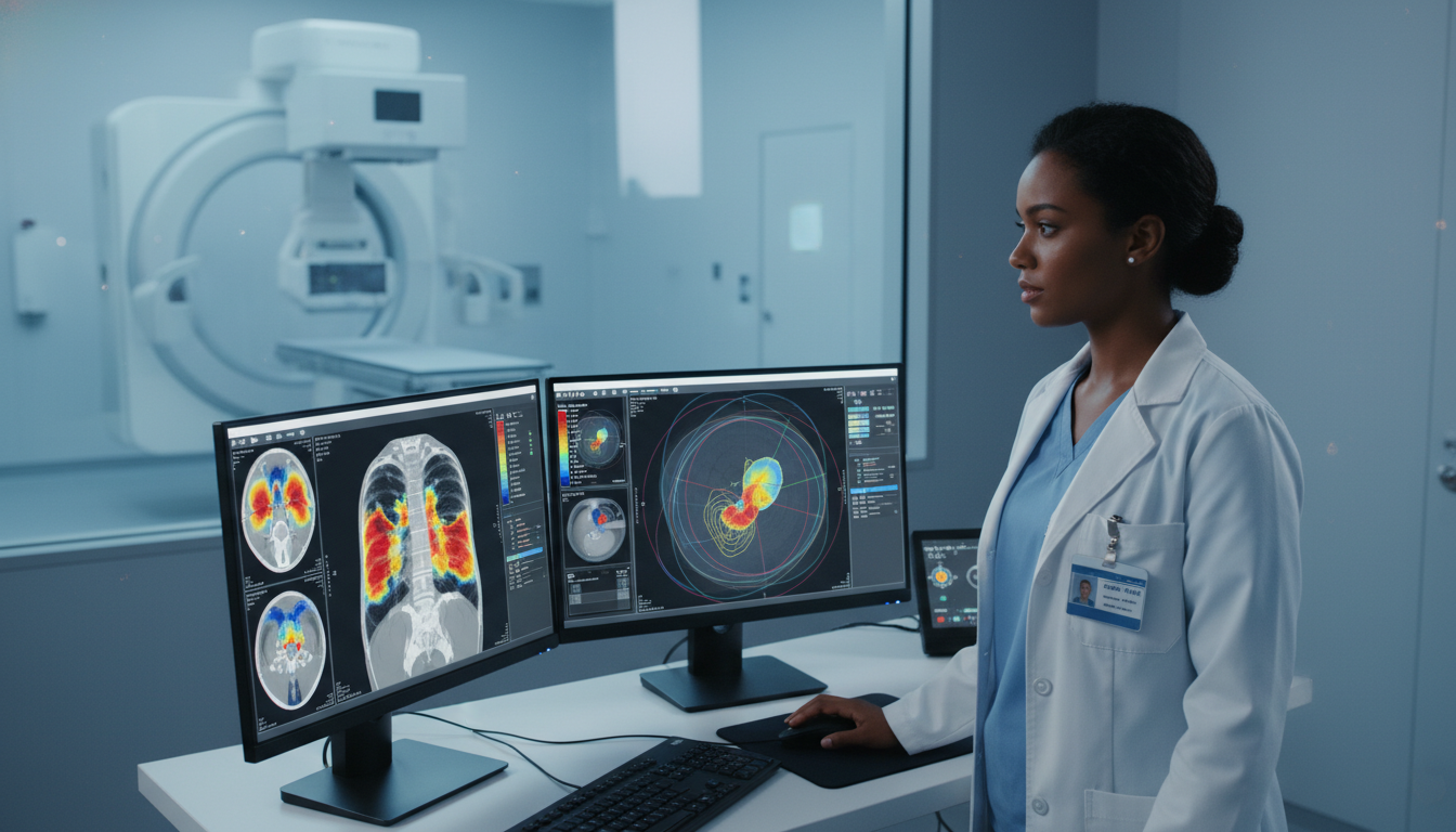 Radiation oncology resident reviewing treatment plan - Caribbean medical school residency for Common Interview Questions for