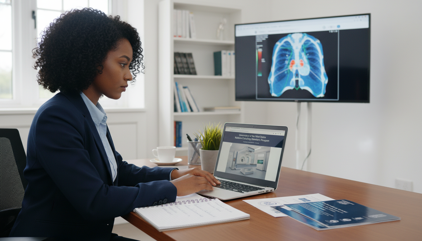 Radiation oncology residency applicant reviewing program information Radiation oncology residency applicant reviewing program information - Caribbean medical school residency for Pre-Interview P