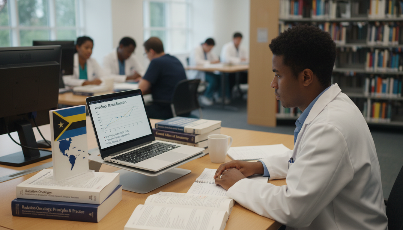 Caribbean medical student reviewing residency match data Caribbean medical student reviewing residency match data - Caribbean medical school residency for Visa Navigation for Residen