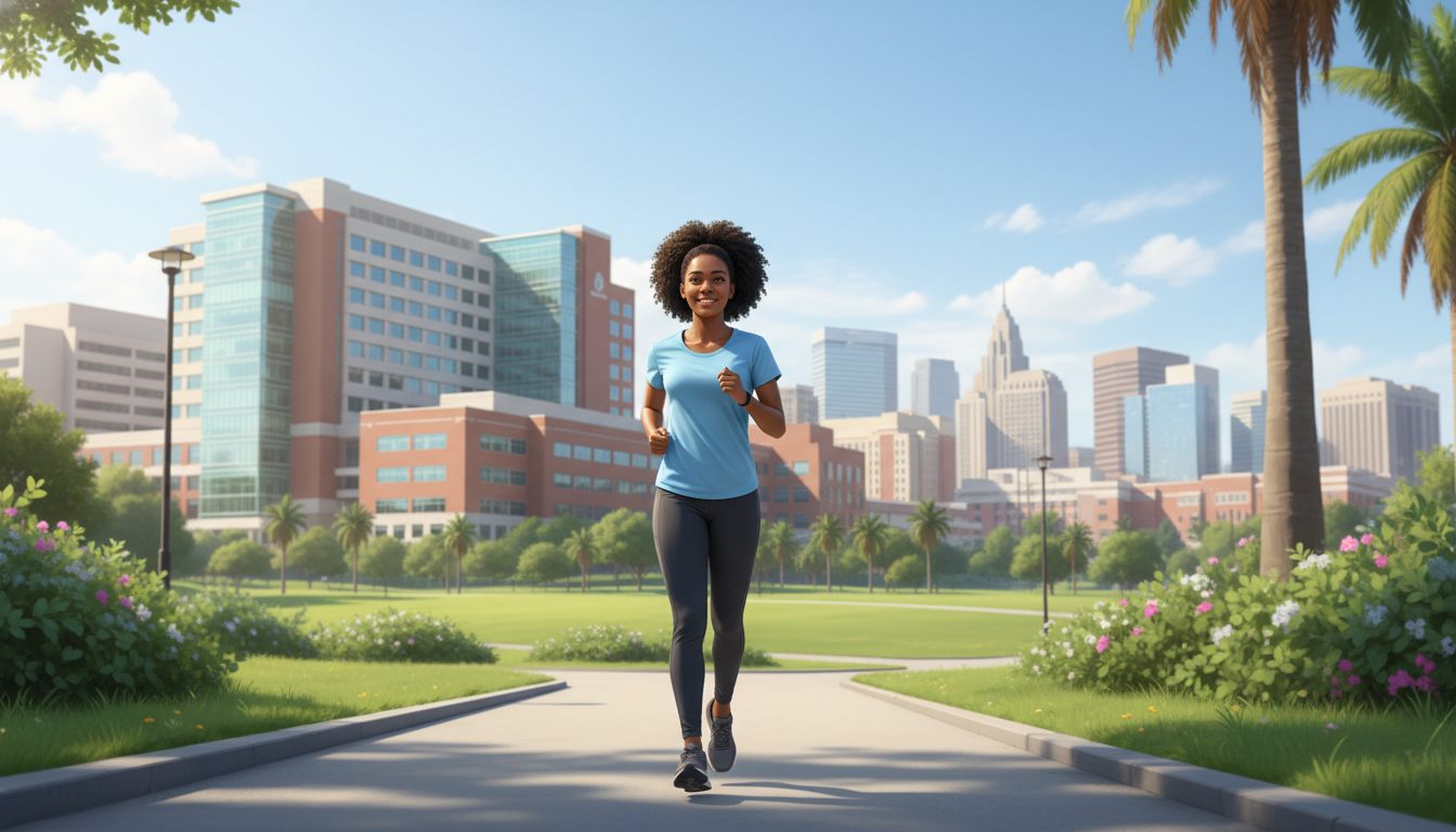 Radiation oncology resident enjoying free time outdoors Radiation oncology resident enjoying free time outdoors - Caribbean medical school residency for Work-Life Balance Assessment