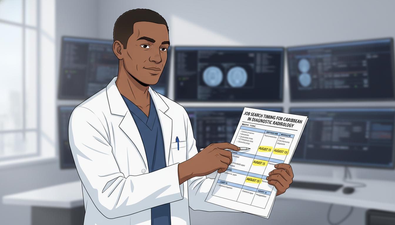 Diagnostic radiology resident reviewing job search timeline Diagnostic radiology resident reviewing job search timeline - Caribbean medical school residency for Job Search Timing for Ca