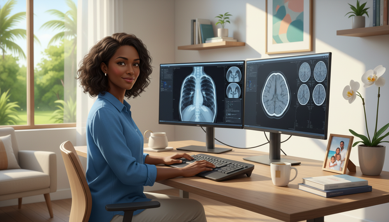 Diagnostic Radiologist Working From Home with Flexible Schedule Diagnostic Radiologist Working From Home with Flexible Schedule - Caribbean medical school residency for Work-Life Balance As