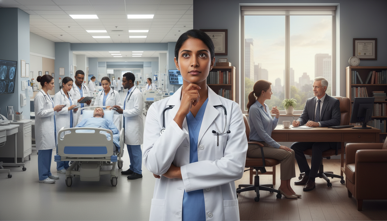 Academic vs Private Practice: A Guide for Caribbean IMGs in TY Residency