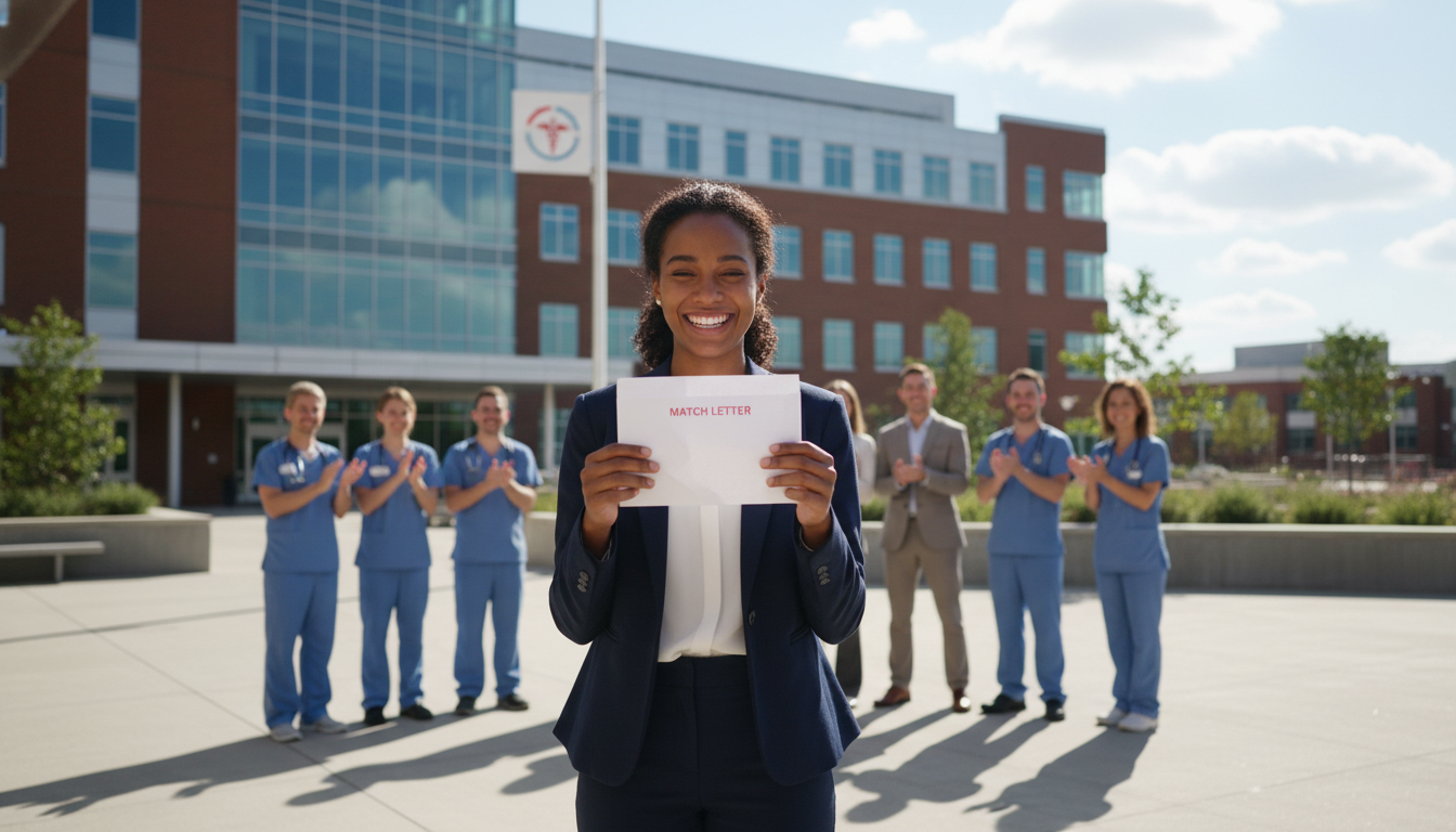 Caribbean IMG celebrating residency match success after strategic planning - Caribbean medical school residency for Low Step