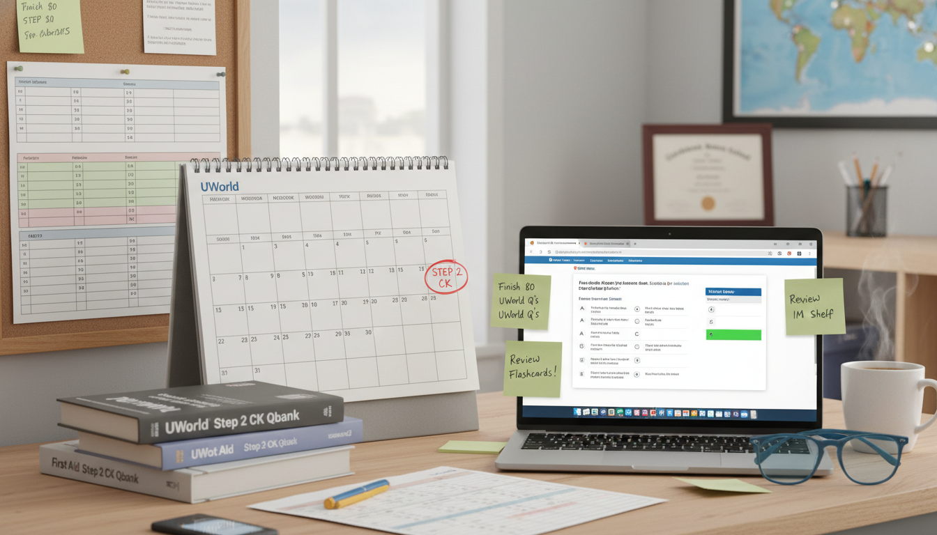 USMLE Step 2 CK study timeline planning USMLE Step 2 CK study timeline planning - Caribbean medical school residency for USMLE Step 2 CK Preparation for Caribbean IM